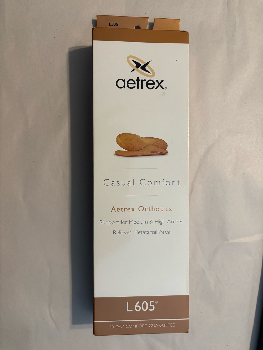 Aetrex Womens Orthotics 
L605 size 7